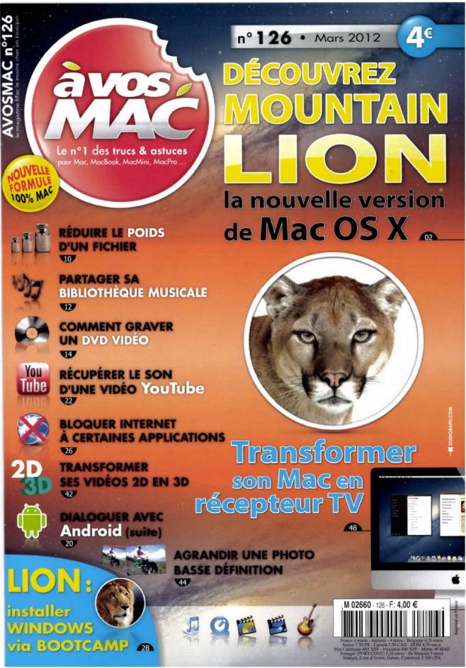 A vos mac N° 126 Mars 2012