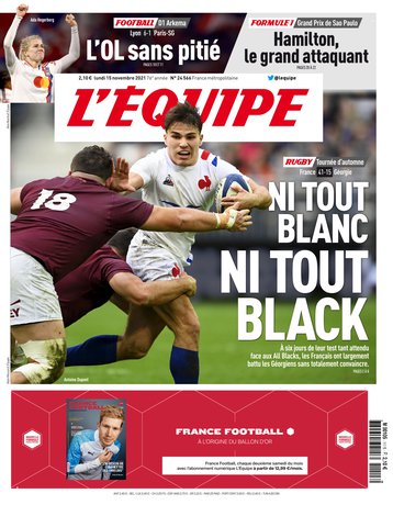 L’equipe du 15 Novembre 2021