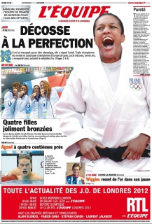 L'equipe Edition du 02 Aout 2012