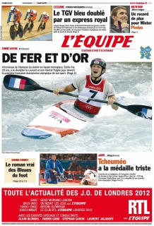 L'equipe Edition du 03 Août 2012