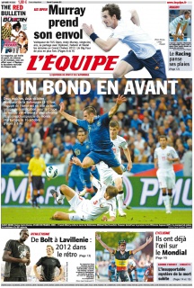 L'equipe Edition du 12 Septembre 2012