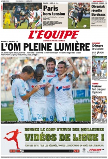 L'equipe Edition du 20 Août 2012