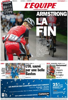 L'equipe Edition du 25 Août 2012