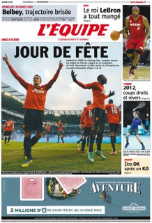 L'equipe Edition du 26 Decembre 2012