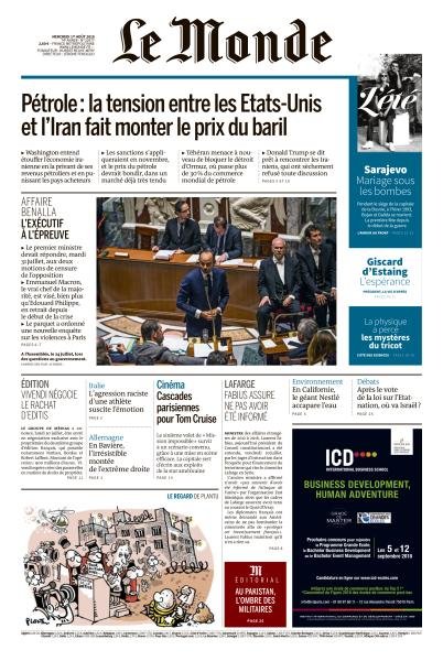 Le Monde du 01 Décembre 2019