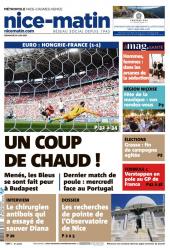 Nice Matin du dimanche 20 juin 2021