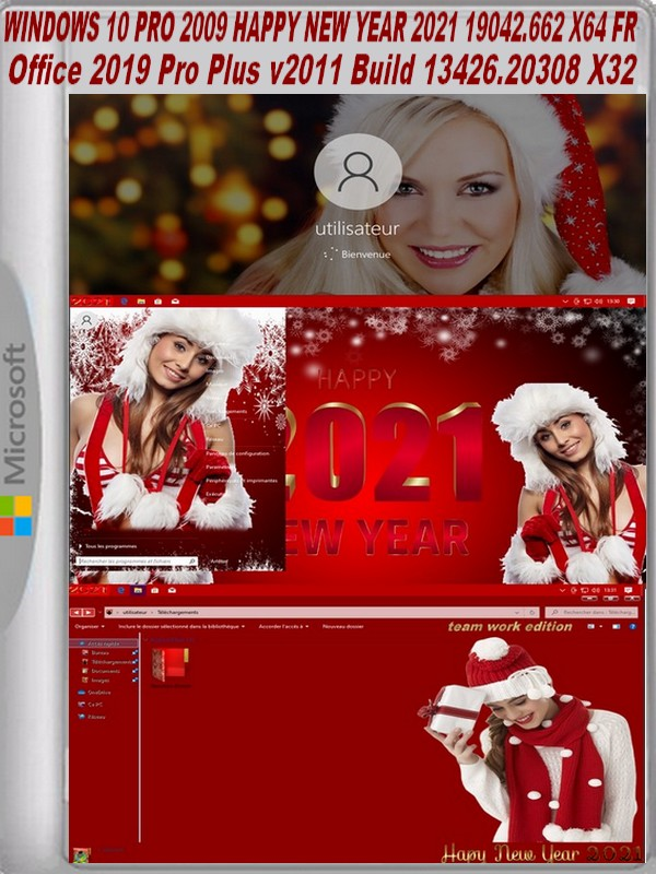 WINDOWS 10 PRO 2009 HAPPY NEW YEAR 2021