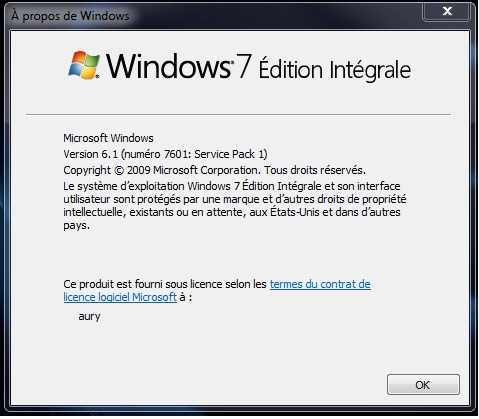 Windows 7 SP1 X86 (32 BITS) French all versions RTM